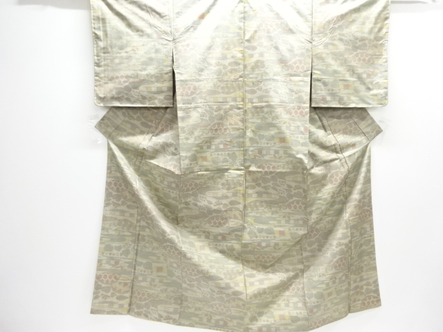 Japanese Kimono / Tsumugi Omeshi Silk